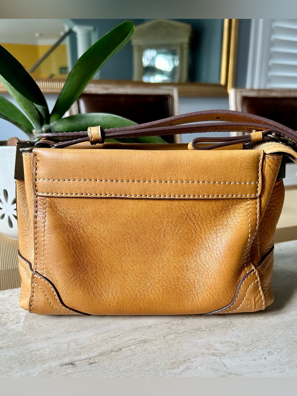 Frye Honey Leather Crossbody Bag